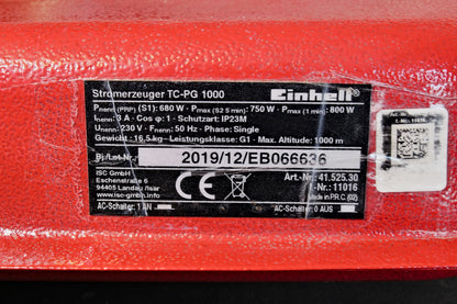 Notstromaggregat Einhell TC-PG 35/E5